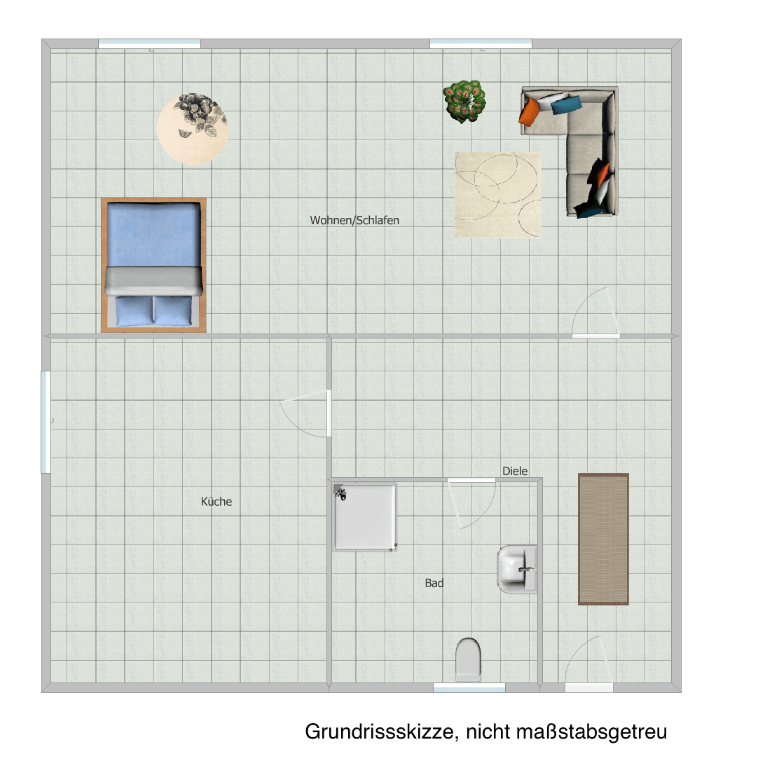 Grundrissskizze